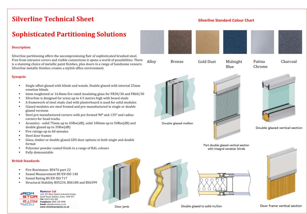 Silverline Technical Sheet