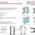 High Wall Partition Technical Sheet