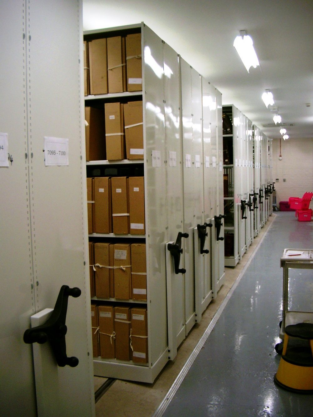 Mobile Shelving Storage